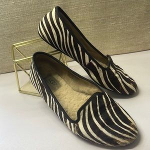 Ugg Alloway Loafers in zebra Print